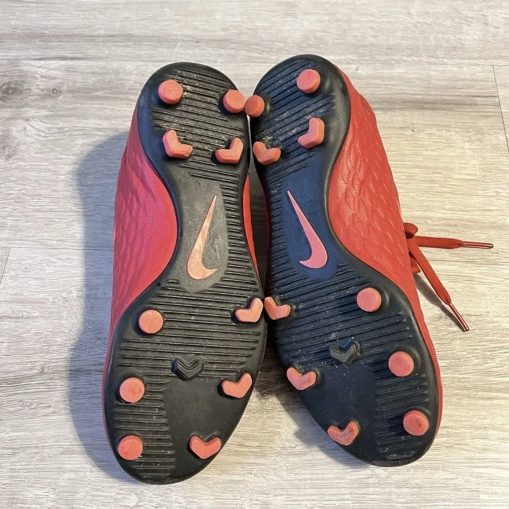 Nike Hypervenom Youth Size 5 Red FG Soccer Cleats Football Boots Kids